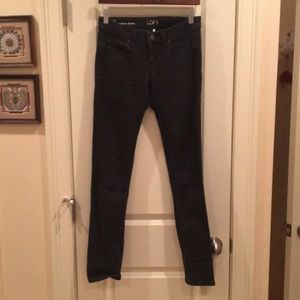 Ann Taylor Loft Skinny Jeans - black